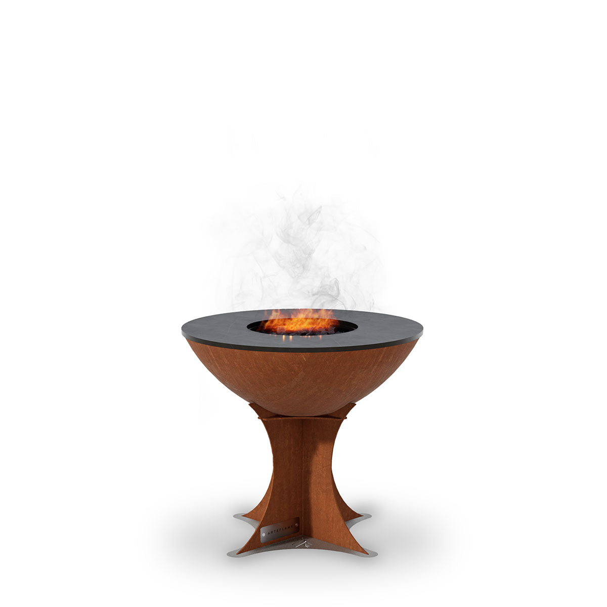 Parrilla de carbón compacta para cocinar auténticamente al aire libre | arteflame