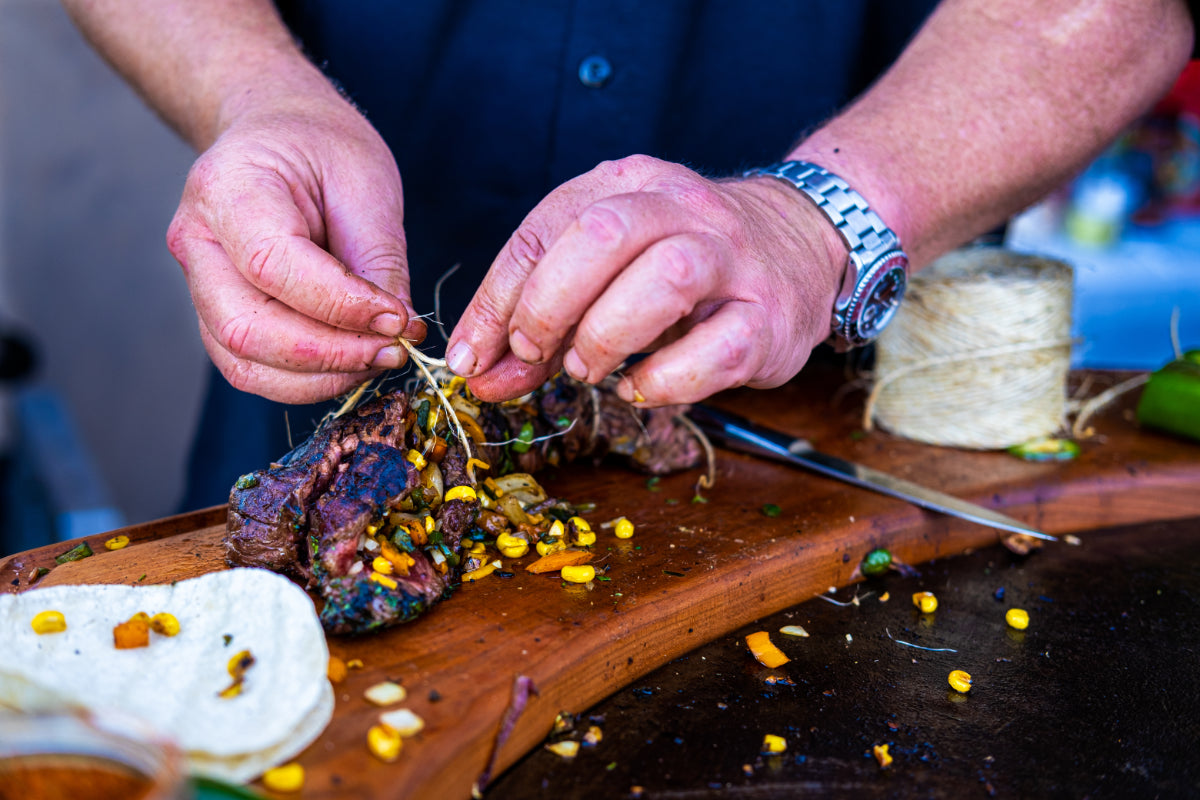 Elegant Wood Block for 40" Grill.