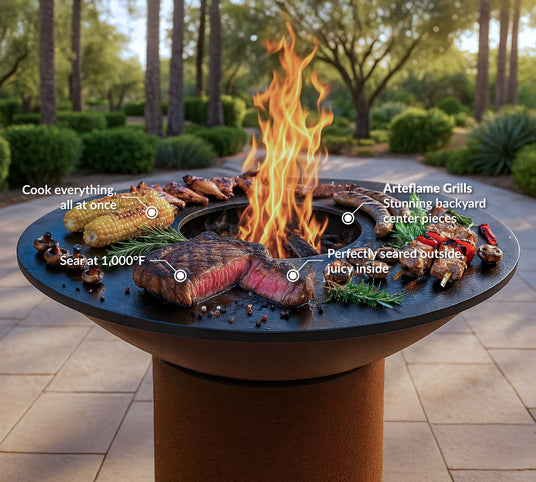 Arteflame Grills Sear At 1,000F+ For Steakhouse Quality Food At Home.