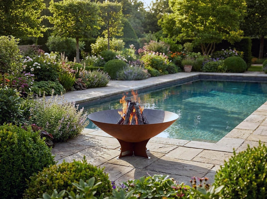 Arteflame firepit low Euro base