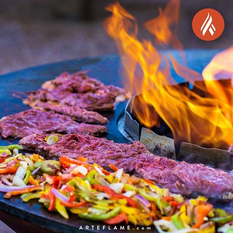 Arteflame Grill with Stainless Steel Food Saver