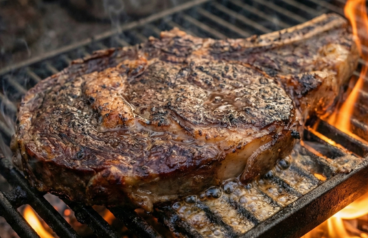 searing steak on the arteflame grill