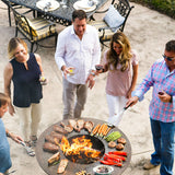 Arteflame One Series 40″ — XXL Flat-Top Charcoal Grill & Fire Bowl (Single-Piece CORTEN Body)