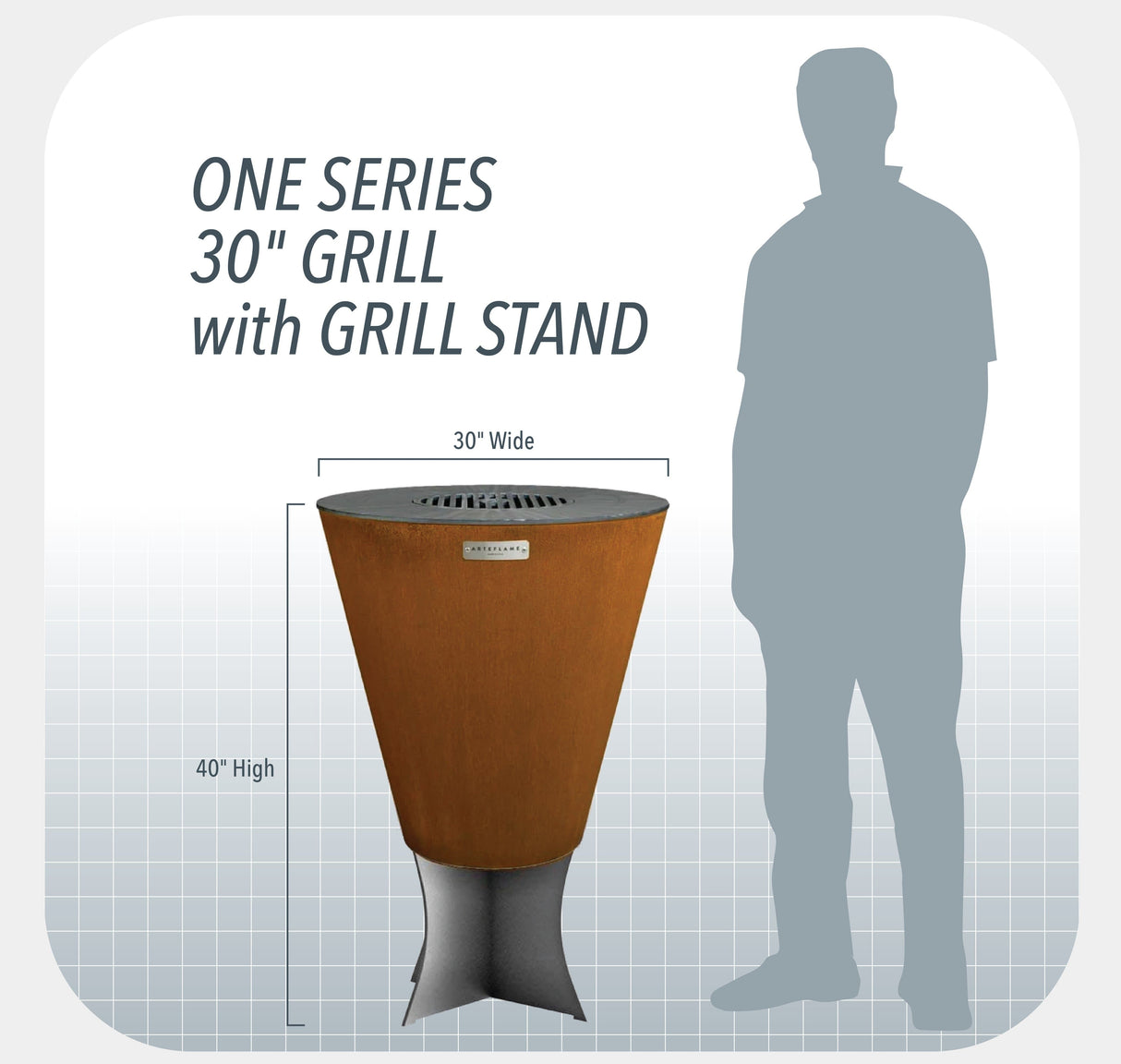 One20 and One30 Grill Stands in Use.