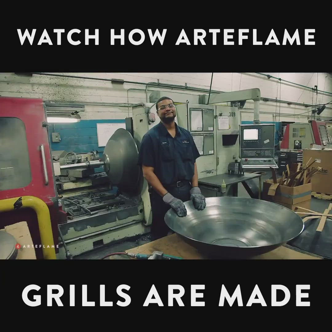 Short video on how Arteflame Grills are manufactured here in the USA