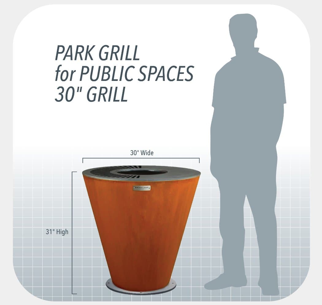 park grill height
