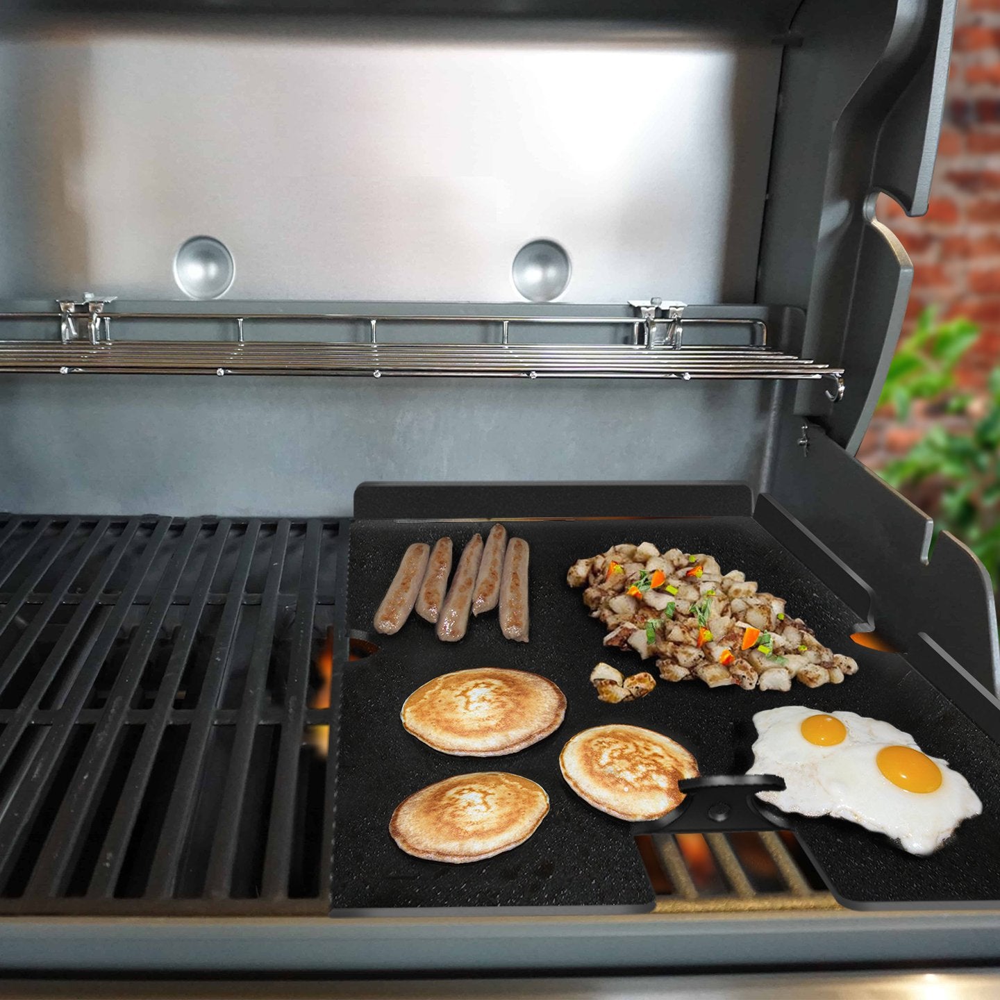 Grill Grate Replacements Plancha Griddles gas, electric or charcoal grills